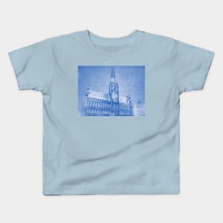 Belgium. Brussels. City Hall. Christmas. Kids T-Shirt